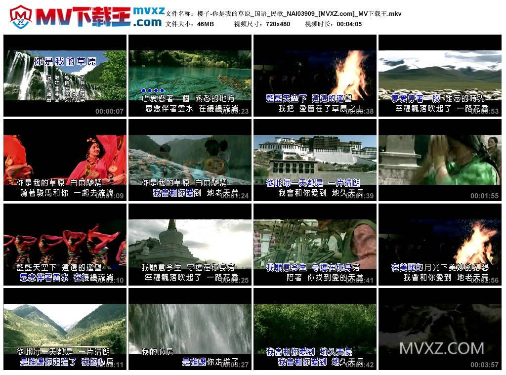 樱子-你是我的草原_国语_民歌_NAI03909